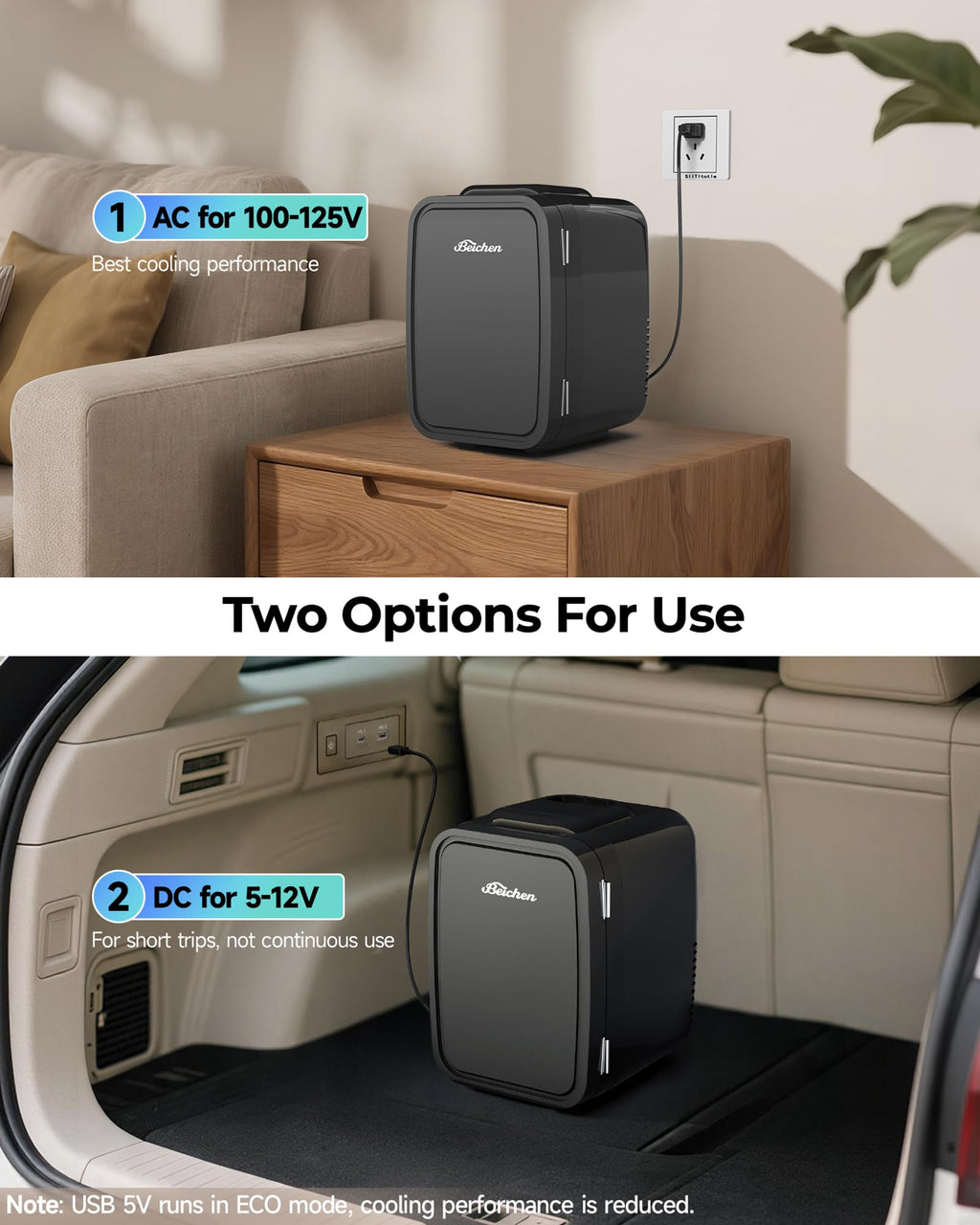 4 Liter 6 Can Portable Mini Fridge E767342