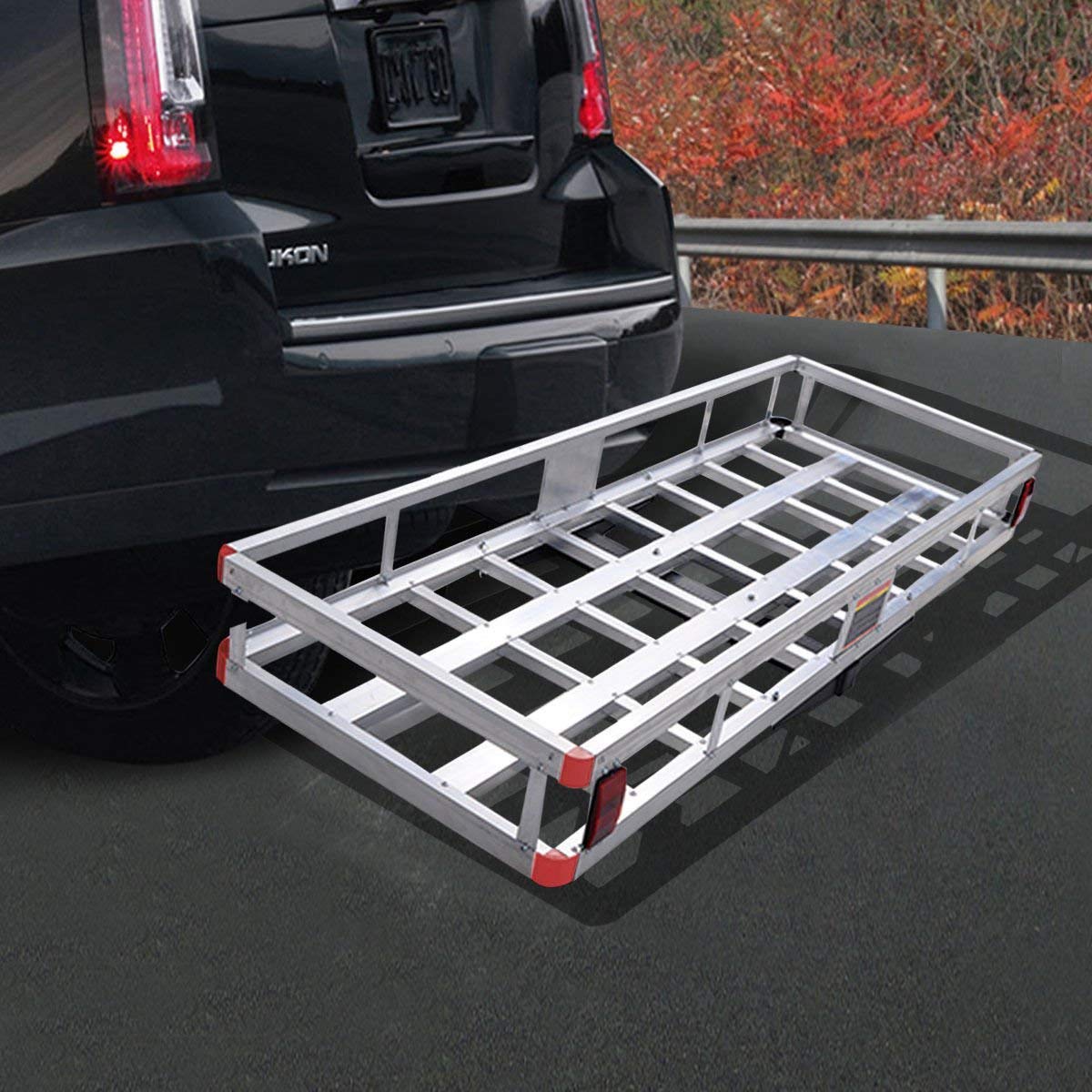 Aluminum Hitch Mount Cargo Carrier 60" x 22" 500LBS E6987