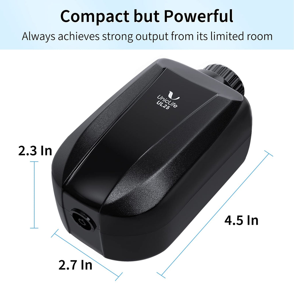 Aquarium Air Pump Dual Outlet Fish Tank Aerator E93780