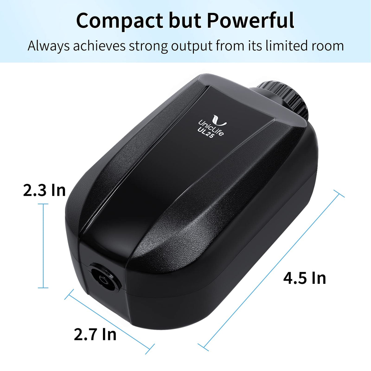 Aquarium Air Pump Dual Outlet Fish Tank Aerator E93780