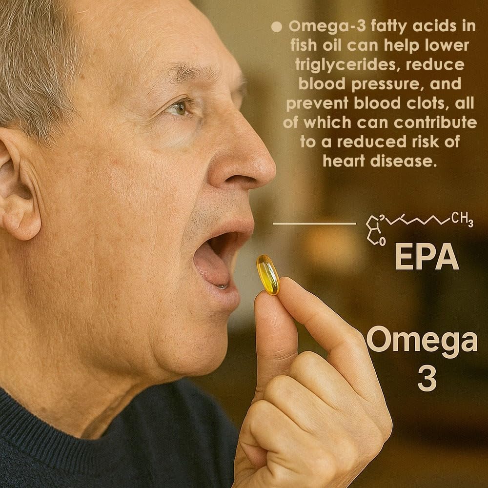 Omega 3 Fish Oil 1000mg 300 Softgels X81564