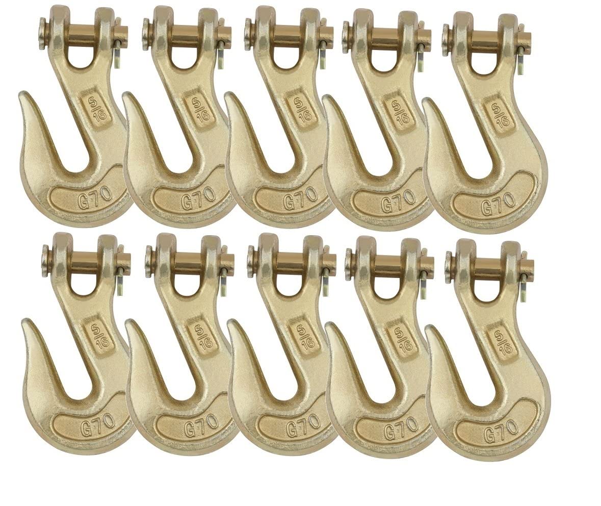 3/8" & 5/16" Grade 70 Clevis Grab Hooks 20 Pack B407878