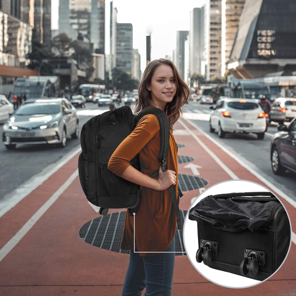 Rolling Backpack with 4 Wheels P1453