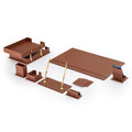 12-Piece Leather Desk Organizer Set P69055