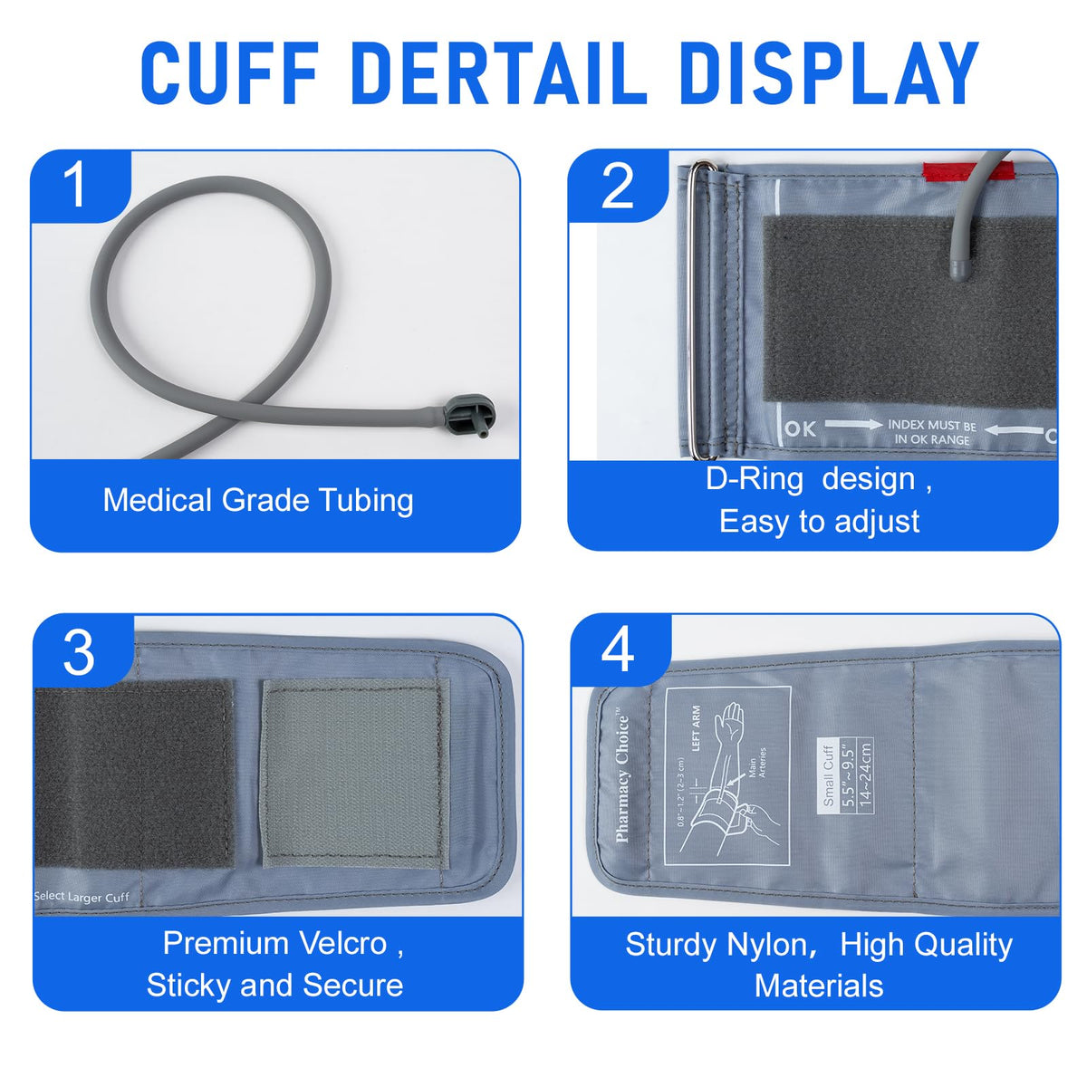 Small Blood Pressure Cuff 5.5"-9.5" C977