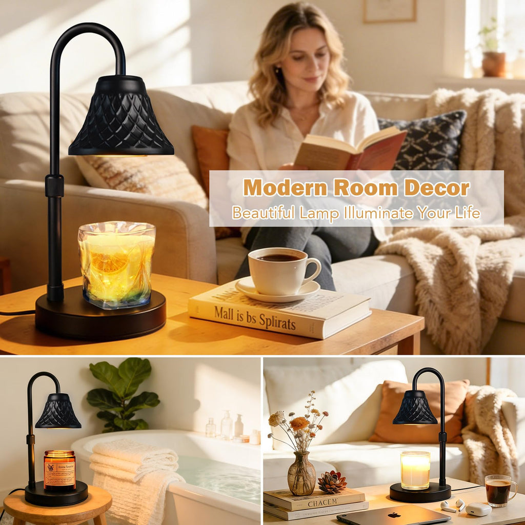 Adjustable Candle Warmer Lamp with Timer E22769