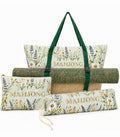 3-Piece Mahjong Bag Set with Mat Holder Straps A476