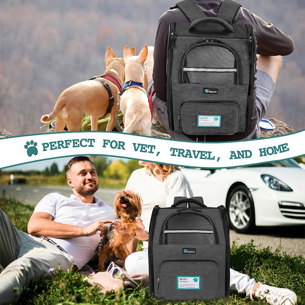 Charcoal Dog Backpack Carrier F51886