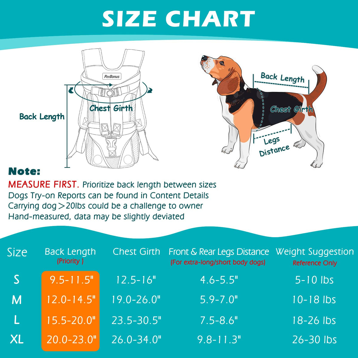 Adjustable Legs Out Dog Carrier Backpack Y180403