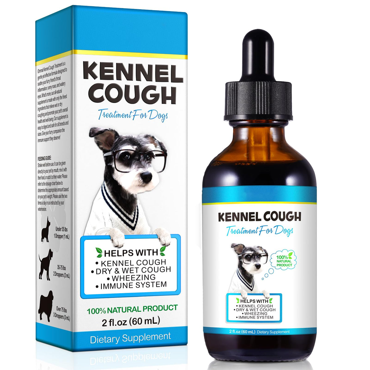 Kennel Cough Herbal Drops 2.02 Fl.oz / 60 ml N689