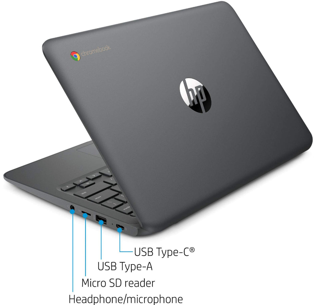 11.6" HD Chromebook, Intel Celeron N3350, 4GB LPDDR2, 32GB eMMC, Chrome OS, Ash Gray Y9793