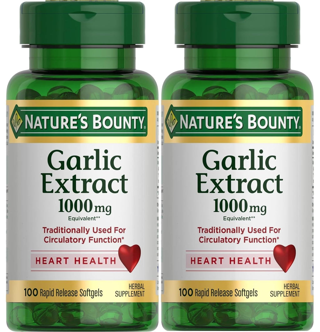 Garlic Extract 1000 mg Softgels Pack of 2 G5013
