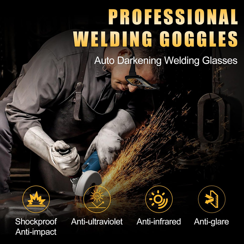 Auto Darkening Welding Safety Glasses Y446015