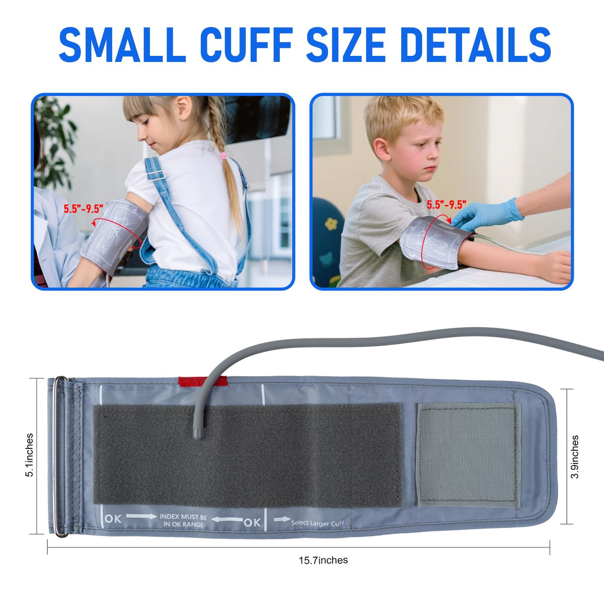 Small Blood Pressure Cuff 5.5"-9.5" C977