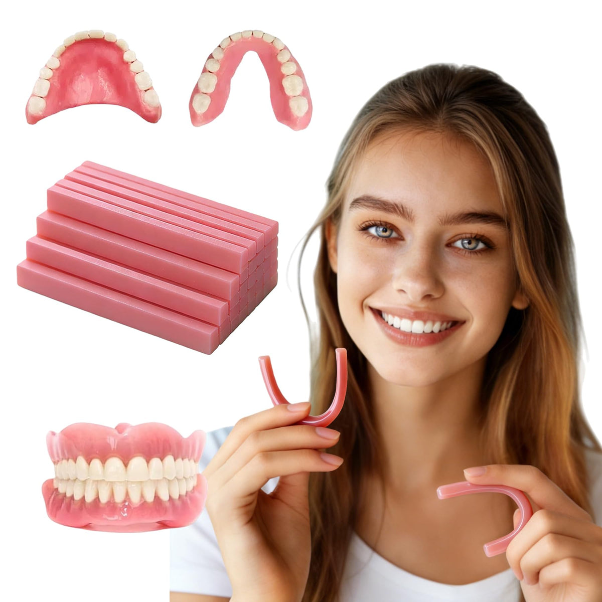 Boil & Fit Denture Reliner Kit for Full or Partial Denture E205058