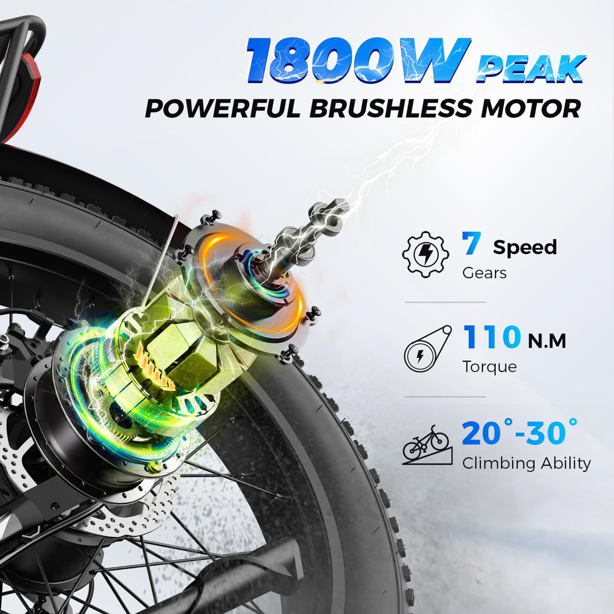 Electric Bike 26 x 4 Fat Tires C336