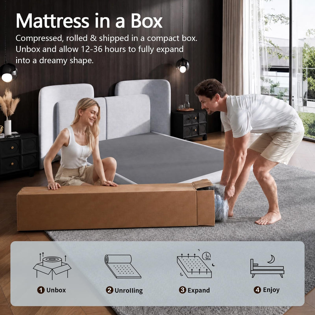 12 Inch Full Hybrid Mattress with Pocket Springs & Cooling Memory Foam B31977