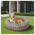 30 Inches Round Washable Dog Bed Z673141