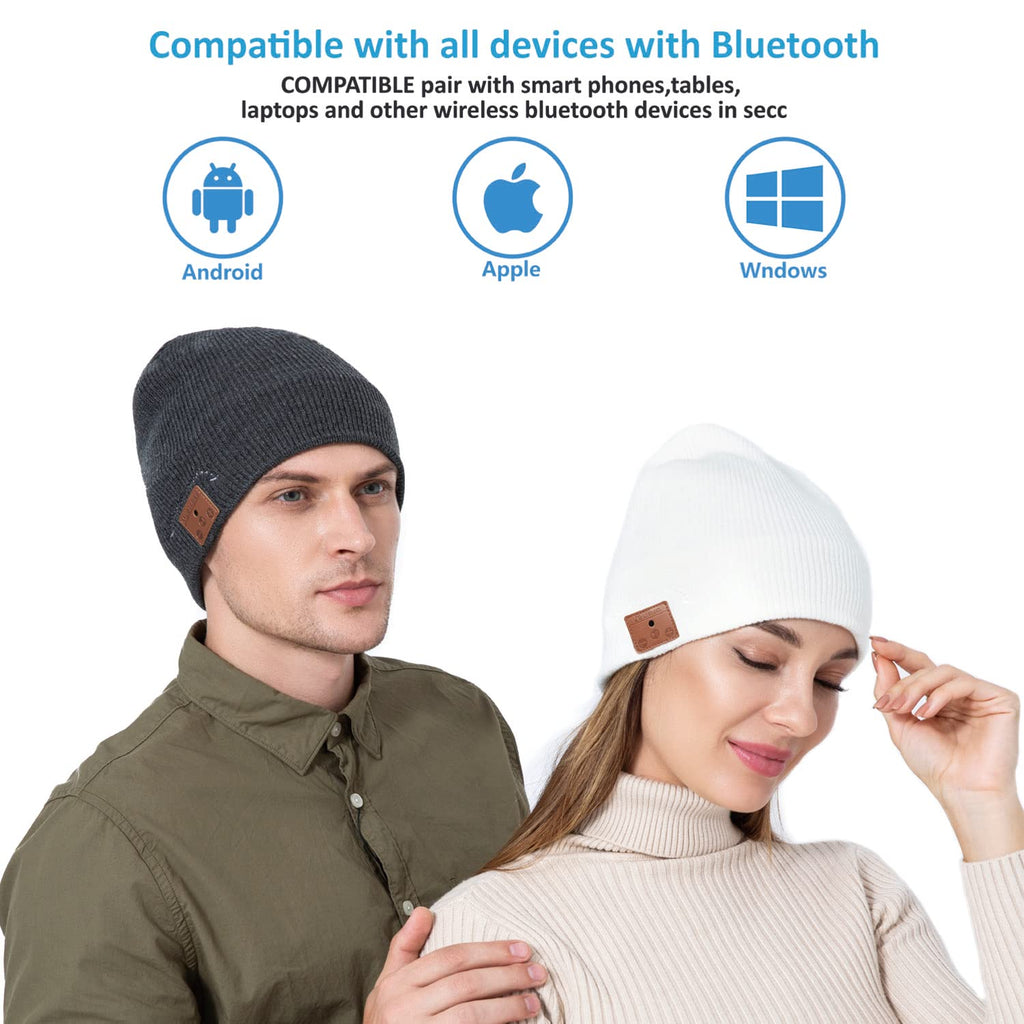 Bluetooth Knit Winter Cap with Microphone A4829