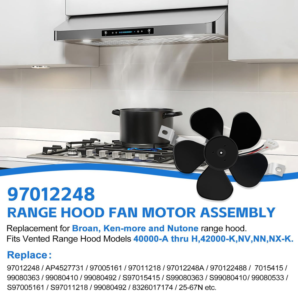 Range Hood Fan Motor Replacement Kit C517