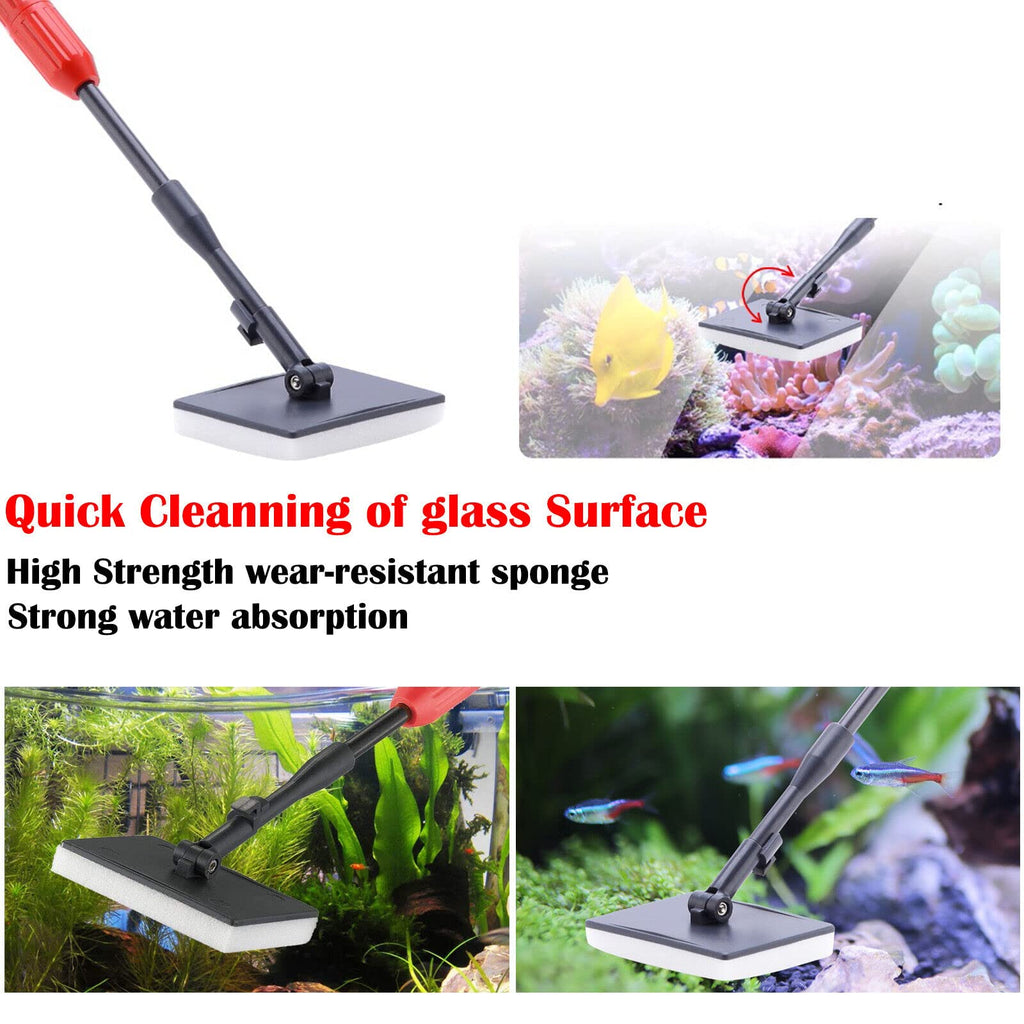Carbon Fiber 5 in 1 Aquarium Cleaning Tool Kit D142