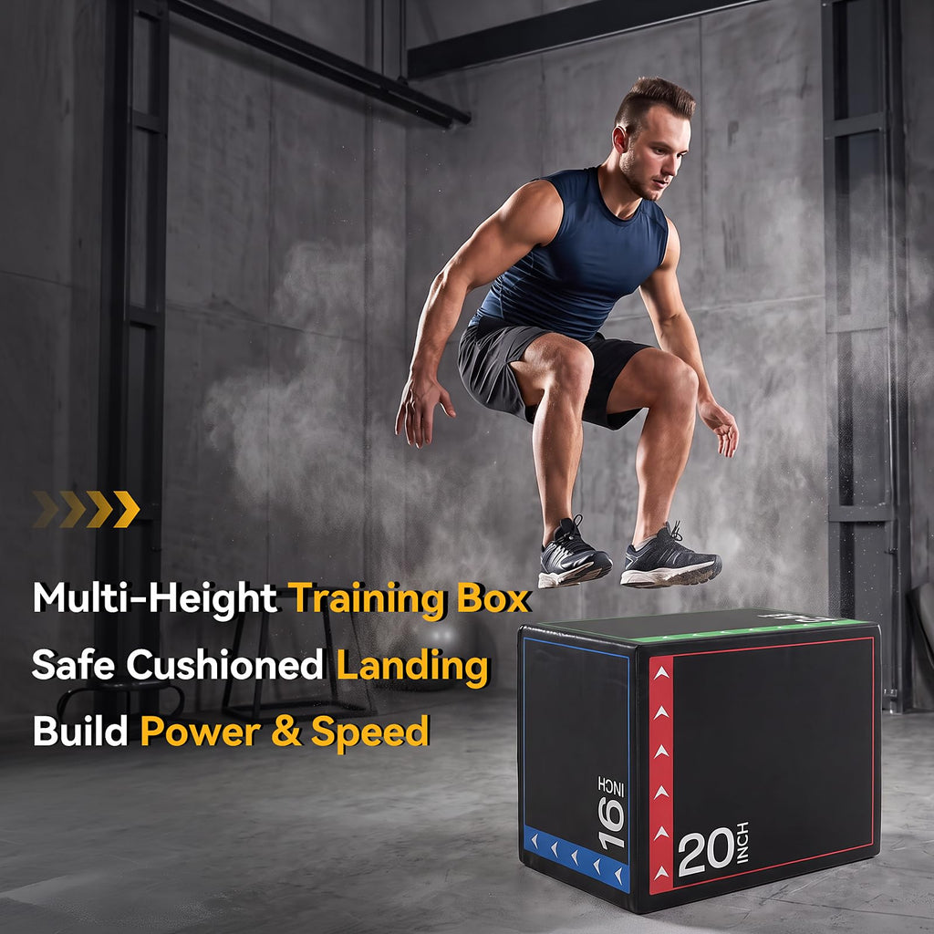 3-in-1 Plyo Jumping Exercise Box V4237