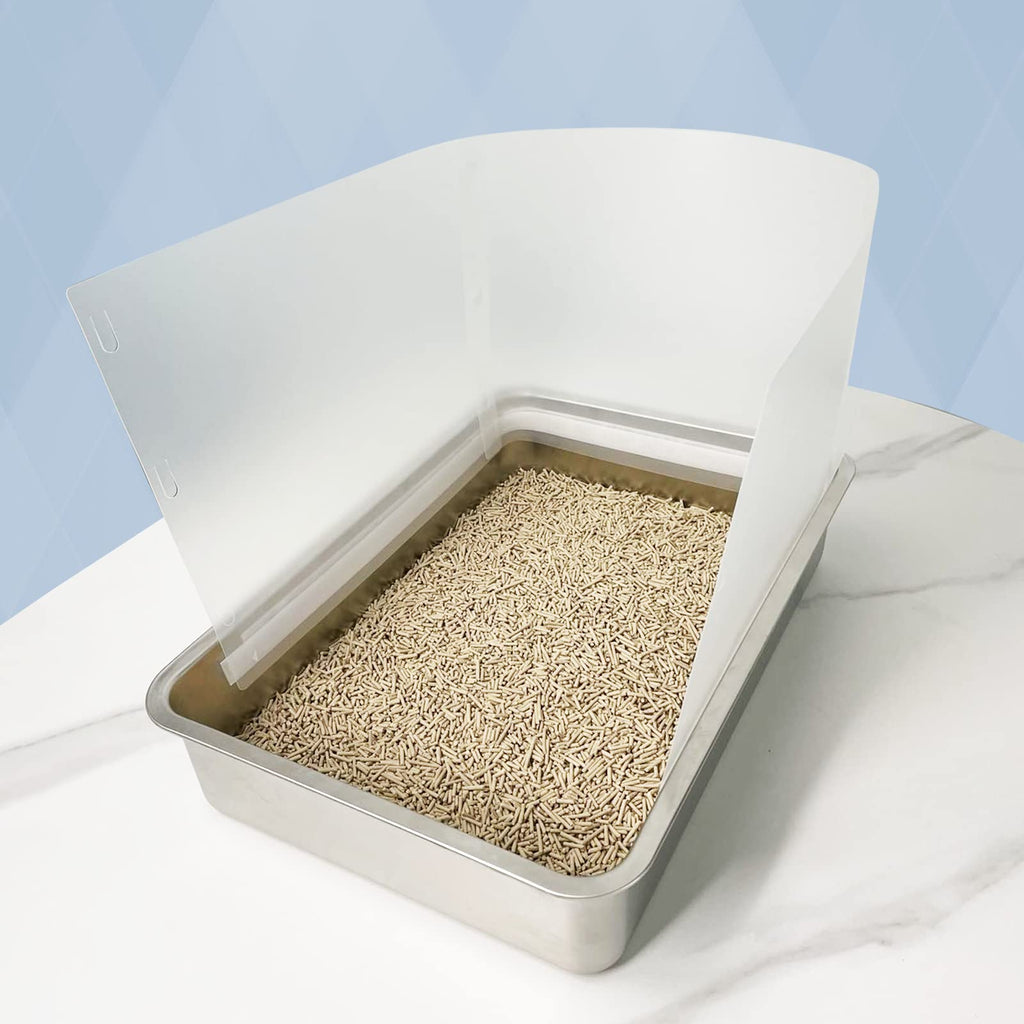 Connectable Cat Litter Box Pee Shield Splash Guard S5429