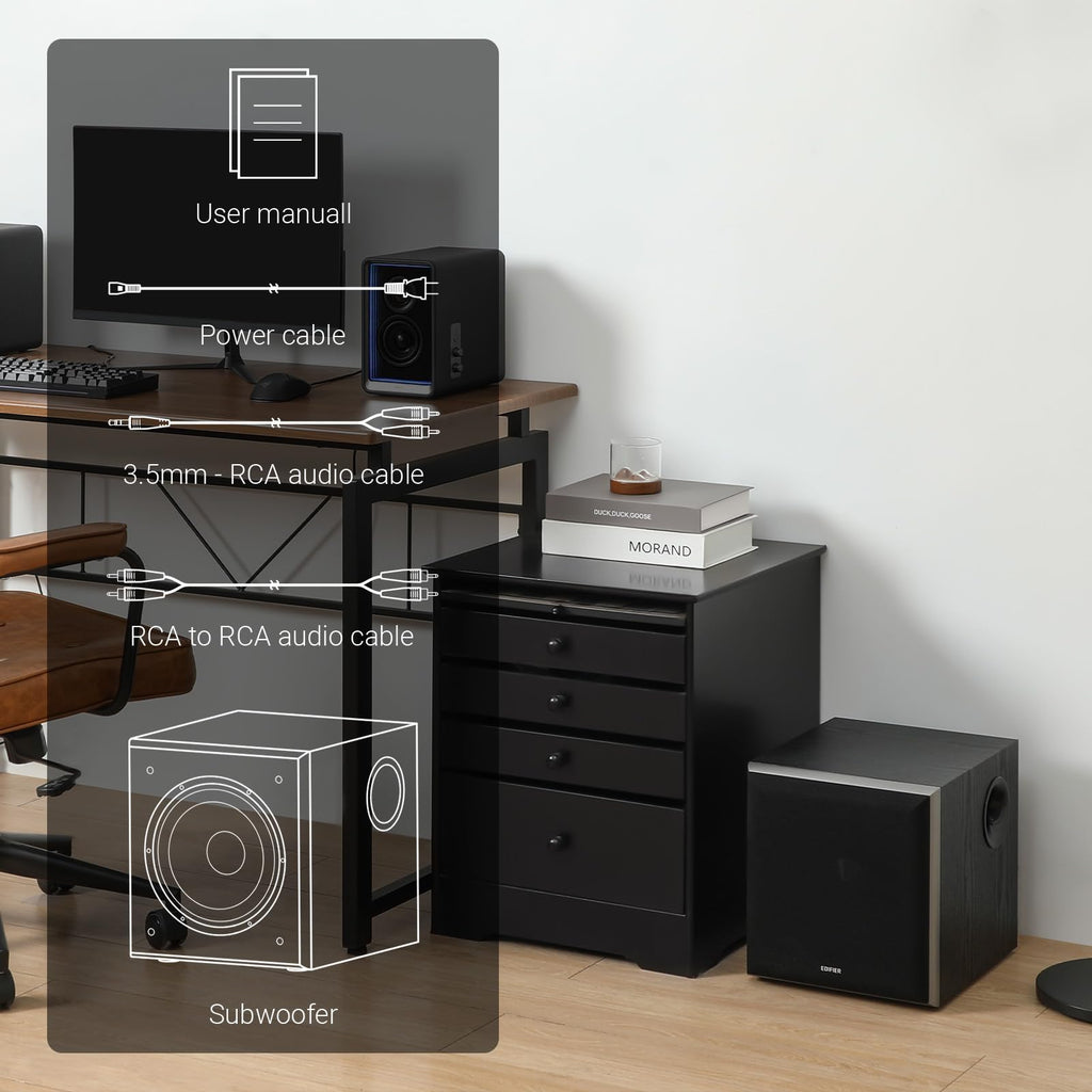 Powered Subwoofer with 8 inch Driver P2547