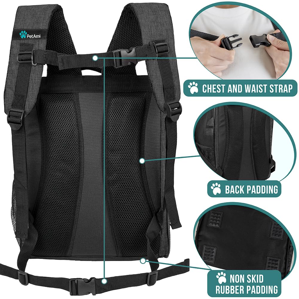 Charcoal Dog Backpack Carrier F51886