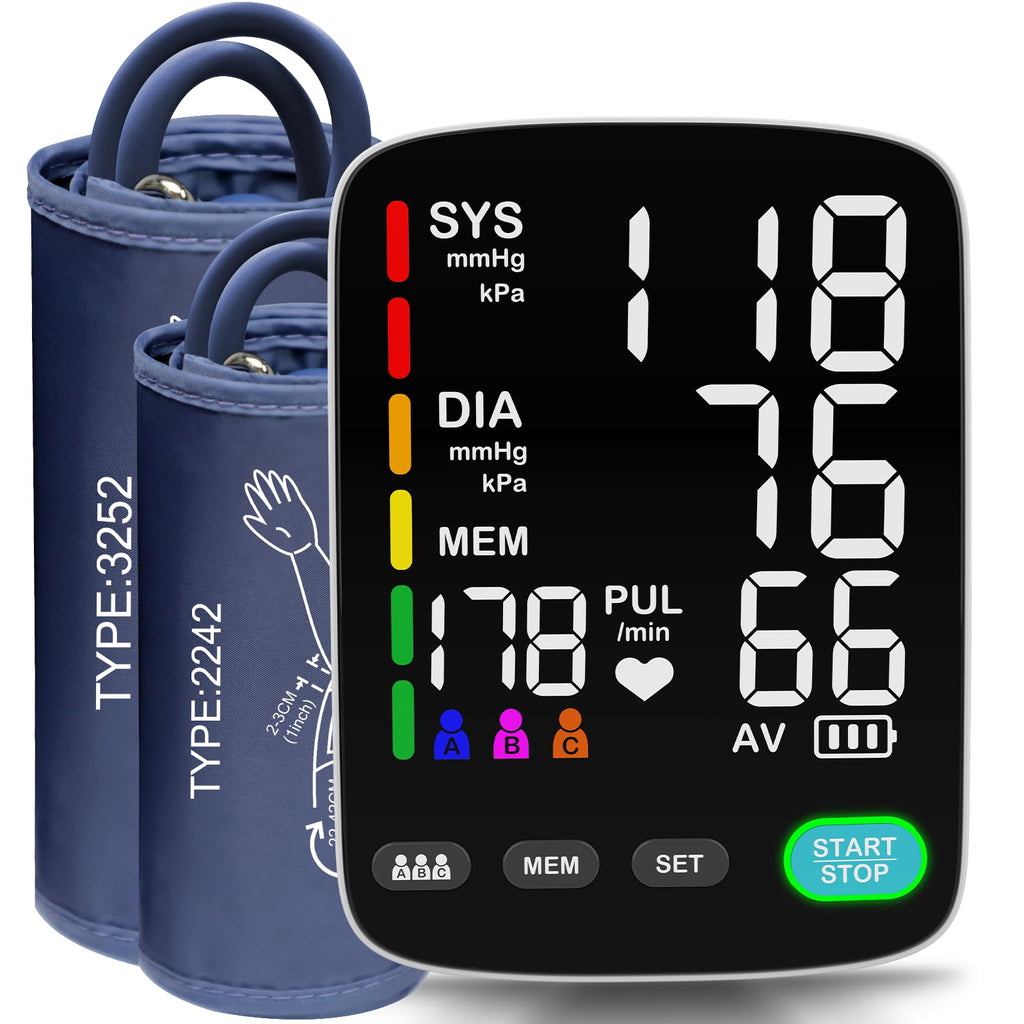 Automatic Upper Arm Blood Pressure Monitor with 5.4 inch LED Screen L12769