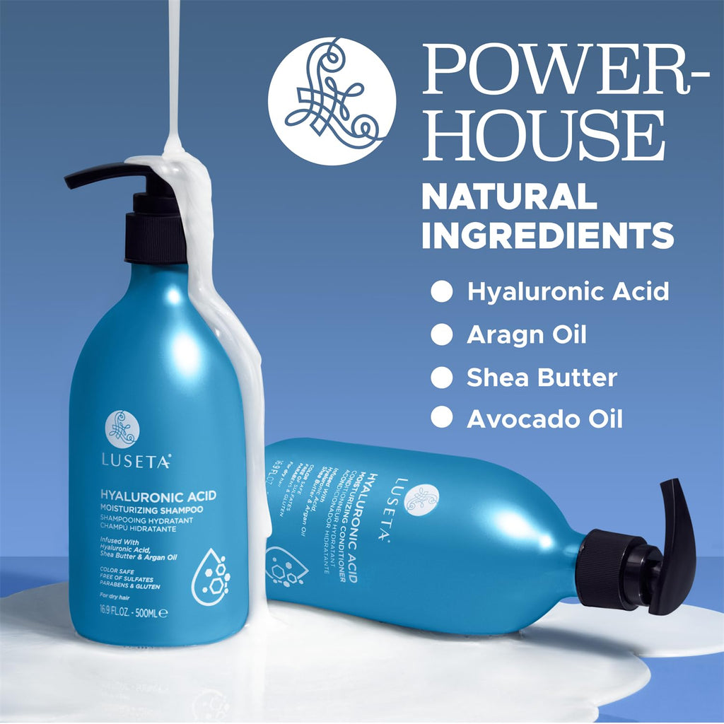 Hydrating Shampoo and Conditioner Set with Shea Butter & Avocado Oil P1089