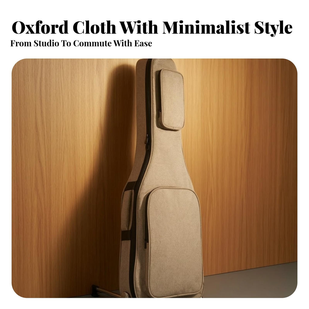 Electric Guitar Bag with Neck Support Oxford Cloth Gig Bag Q222