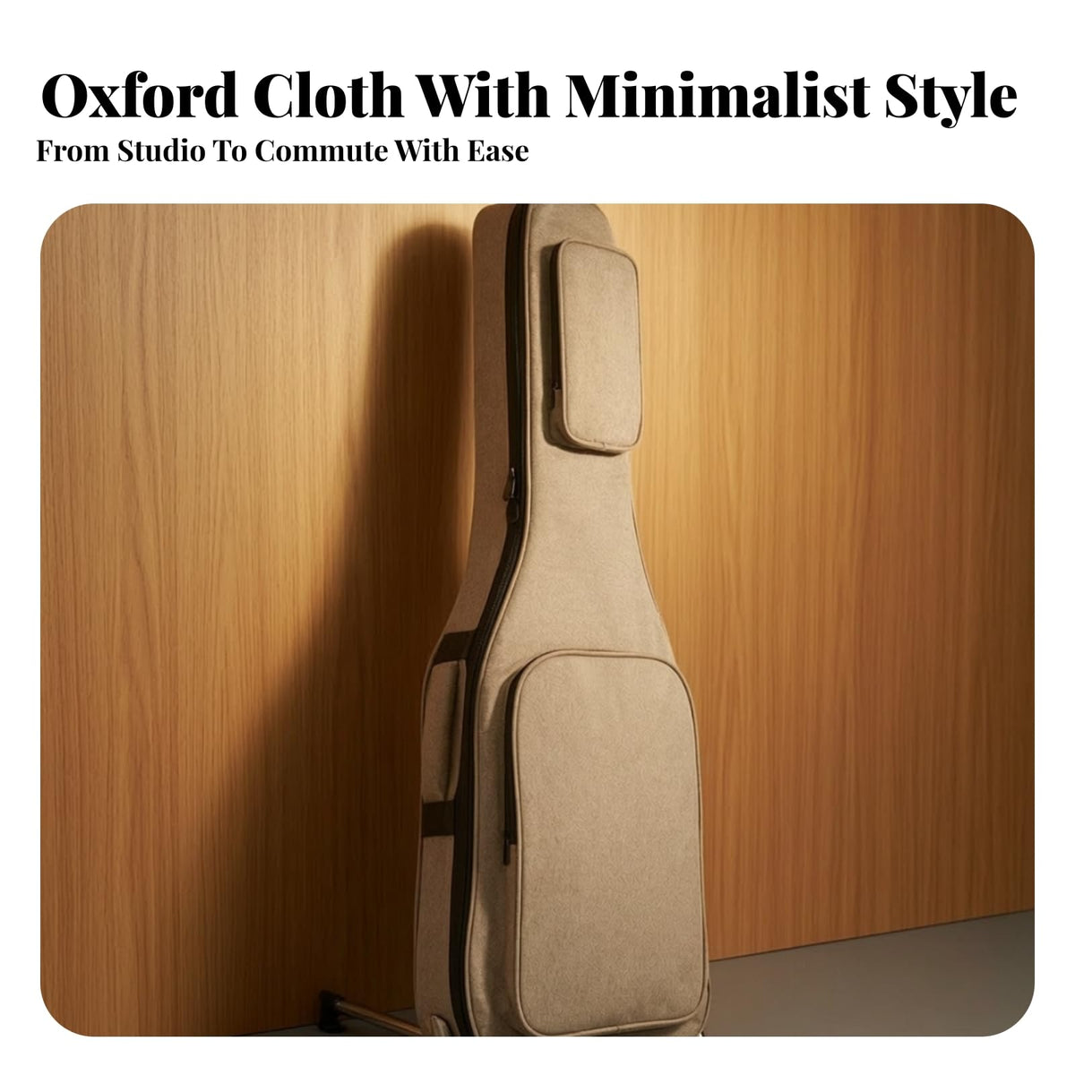 Electric Guitar Bag with Neck Support Oxford Cloth Gig Bag Q222
