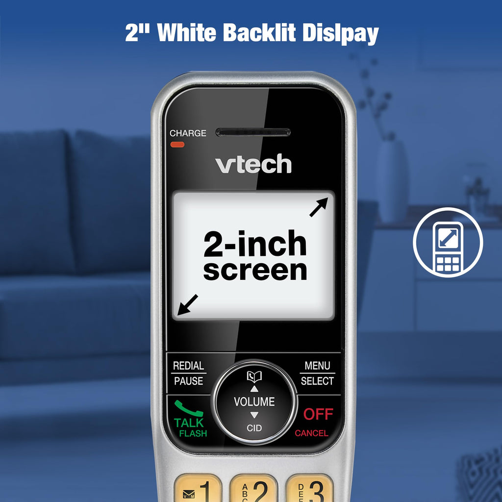 2-Handset Cordless Phone System with Call Block C41210