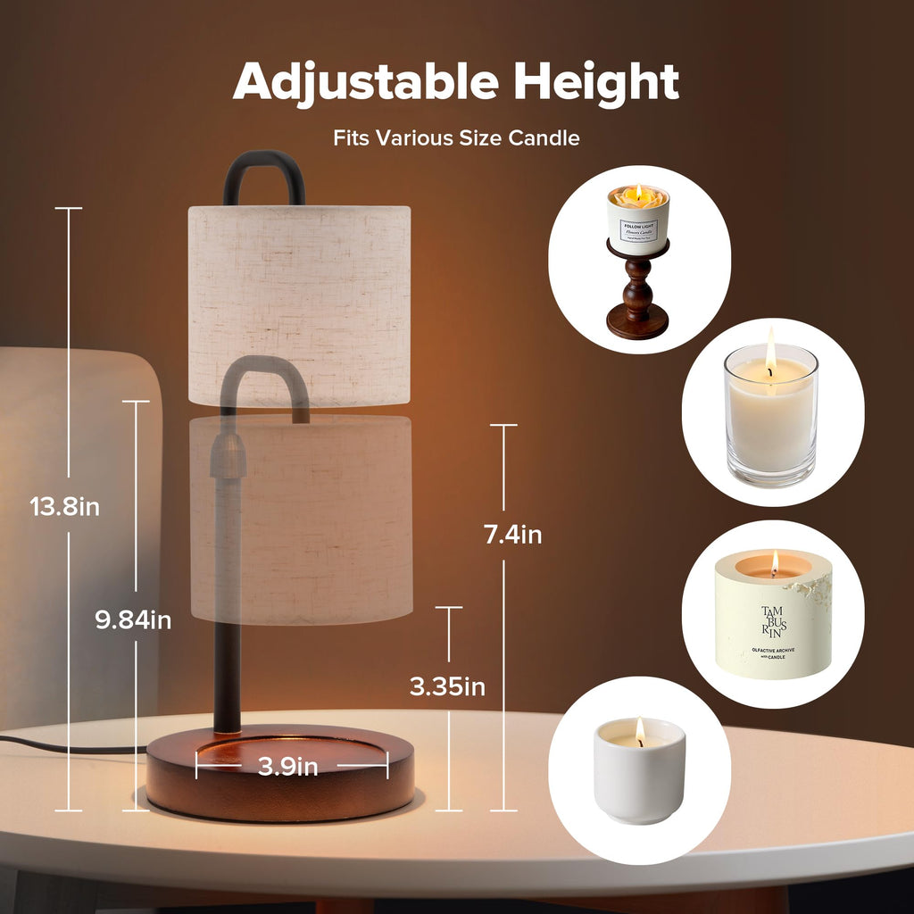 Dimmable Candle Warmer Lamp with Timer X6916