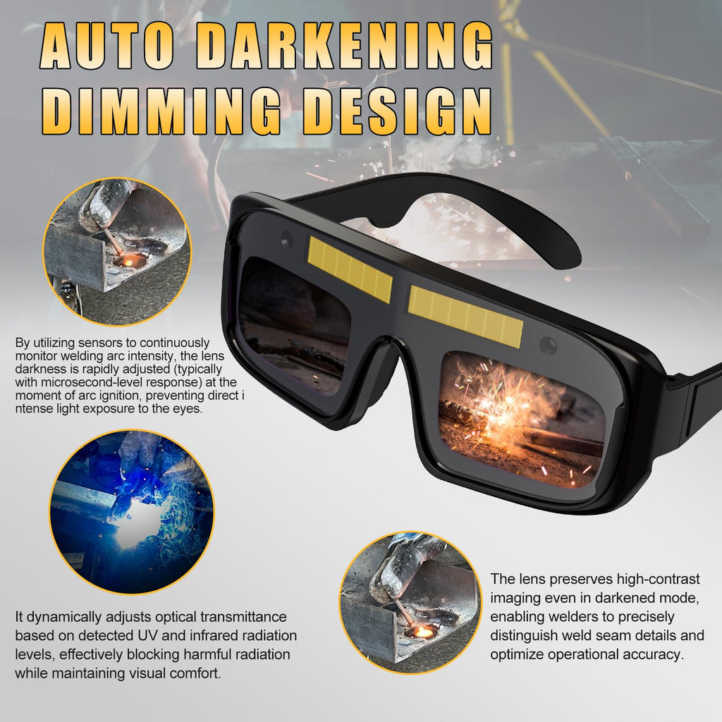 Auto Darkening Welding Safety Glasses Y446015