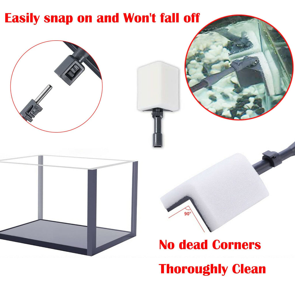 Carbon Fiber 5 in 1 Aquarium Cleaning Tool Kit D142