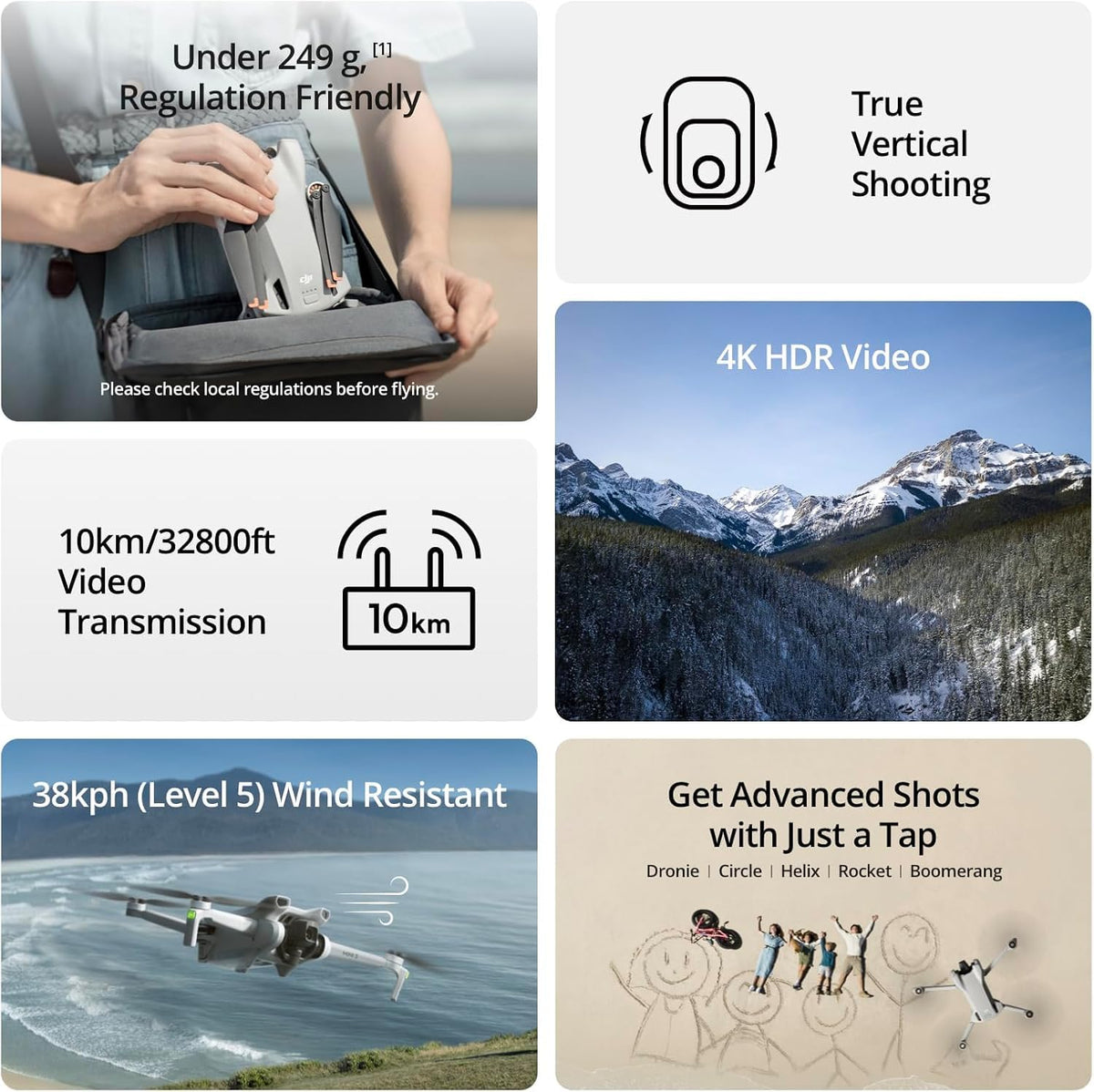 Mini 3 Drone with Camera 4K V758936