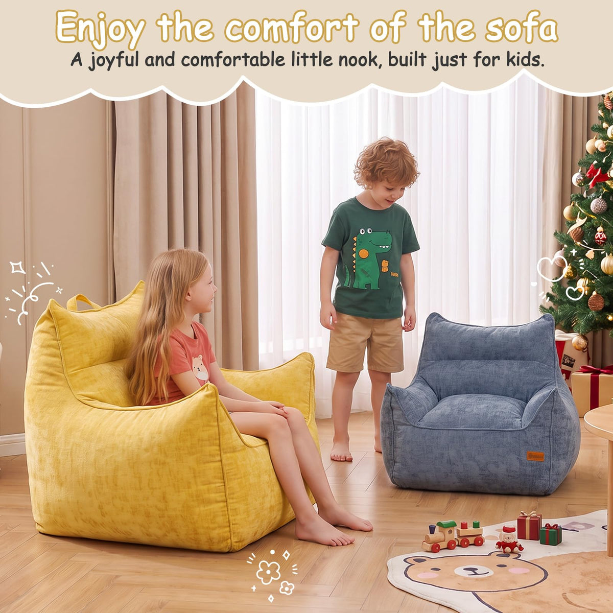Fluffy Bean Bag Chair N716