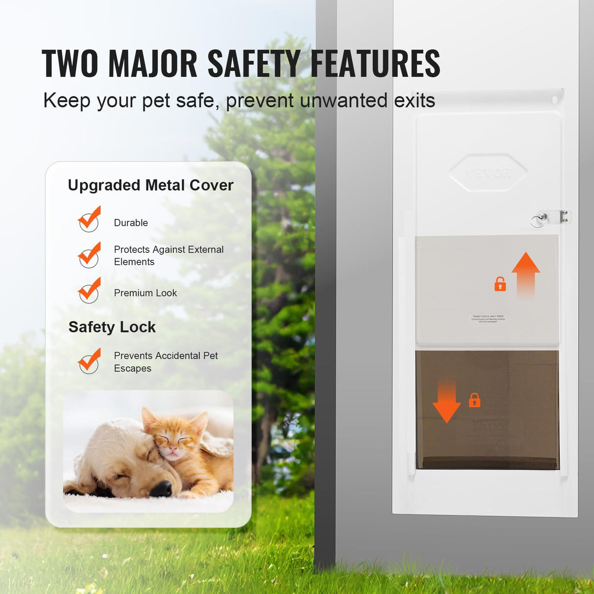 X-Large Dog Door for Sliding Glass Door M8408