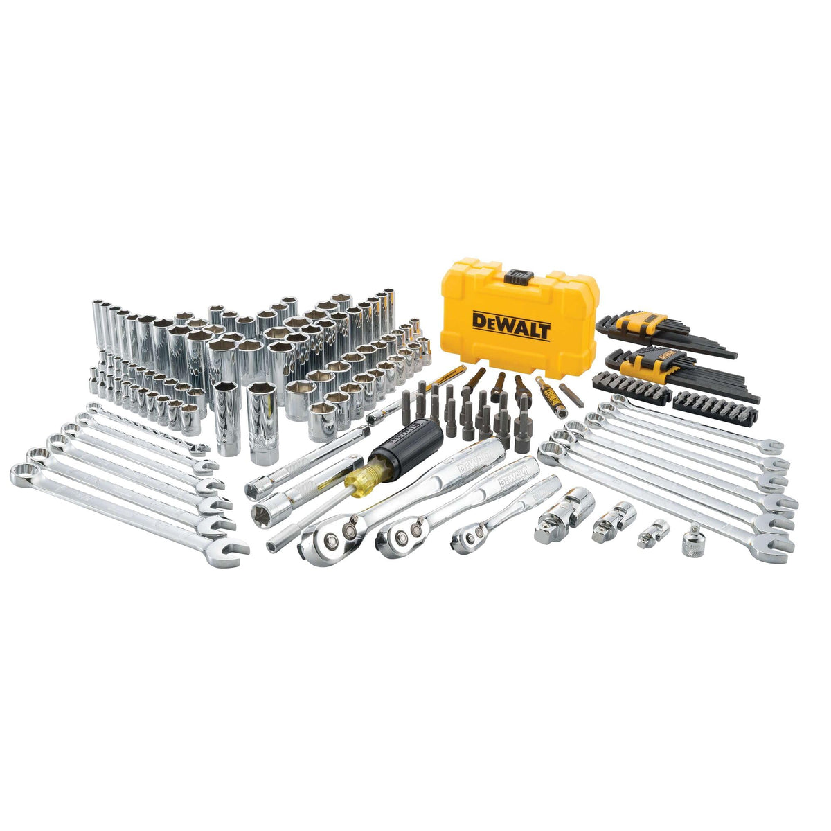 168-Piece Mechanic Tool Set with Case, Metric and Standard K566
