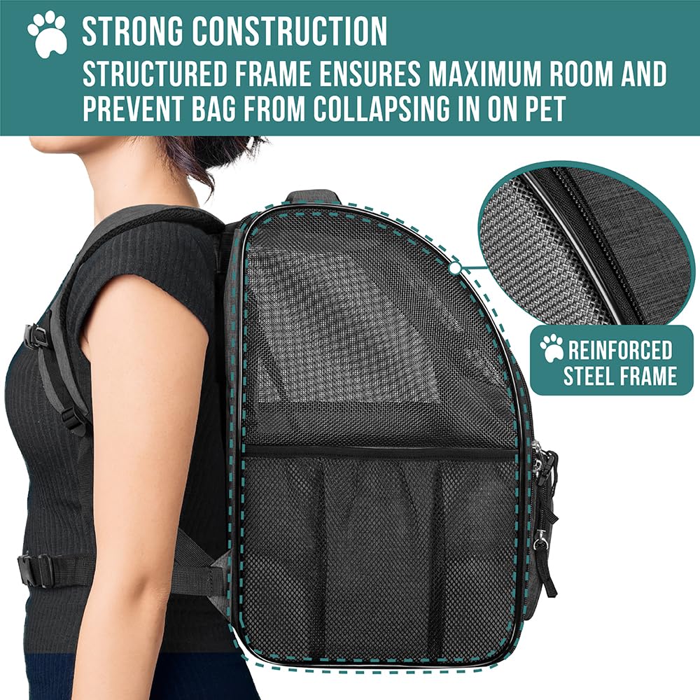 Charcoal Dog Backpack Carrier F51886