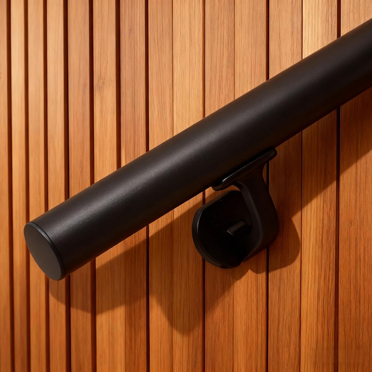 7 FT Matte Black Aluminum Handrail Set M35447
