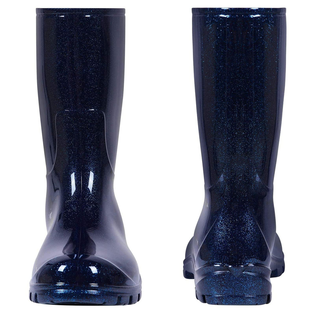 Women's Mid Calf Waterproof Rubber Rain Boots C798