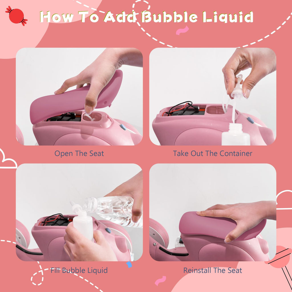 Electric Baby Balance Bike with Bubble Machine V995