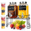 1 Gallon Glass Beverage Dispenser Jars P562680