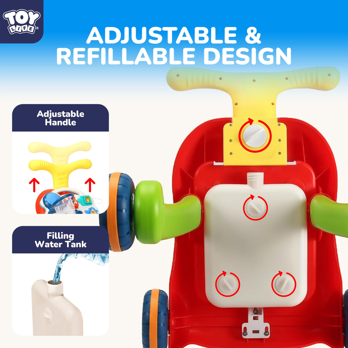 3-in-1 Baby Push Walker & Activity Center F80773