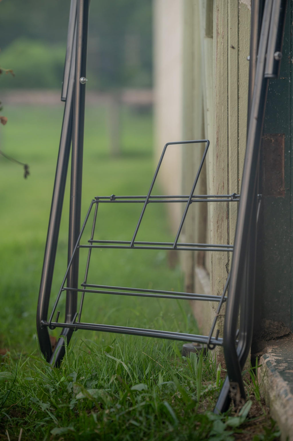 Portable Folding Saddle Rack Powder-Coated Steel J8442