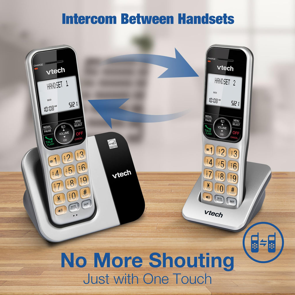 2-Handset Cordless Phone System with Call Block C41210