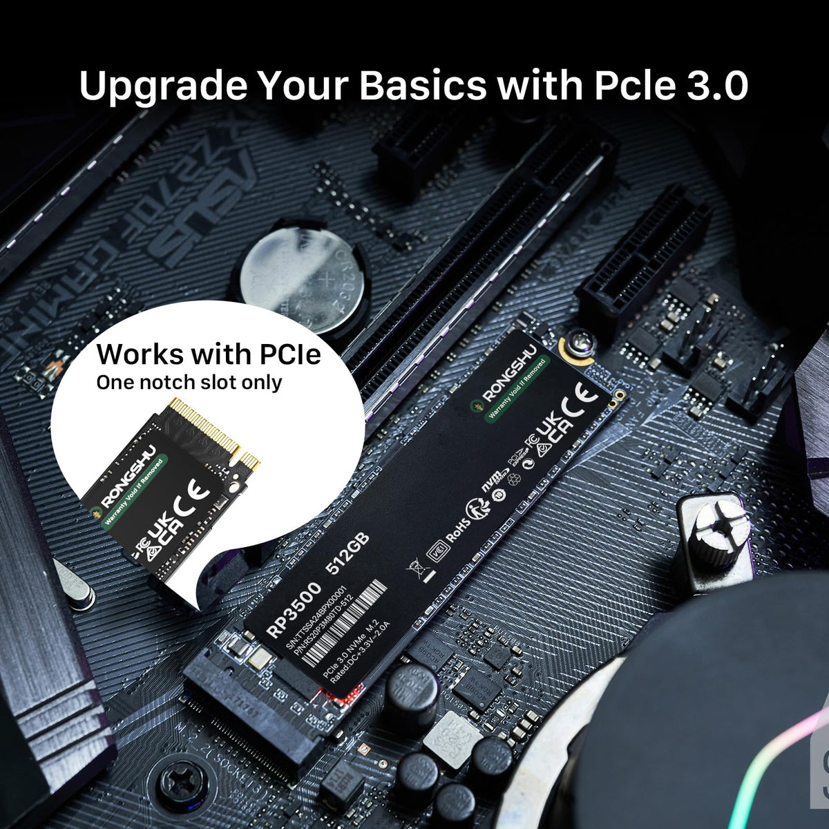 512GB NVMe M.2 PCIe Gen 3×4 Internal SSD P651